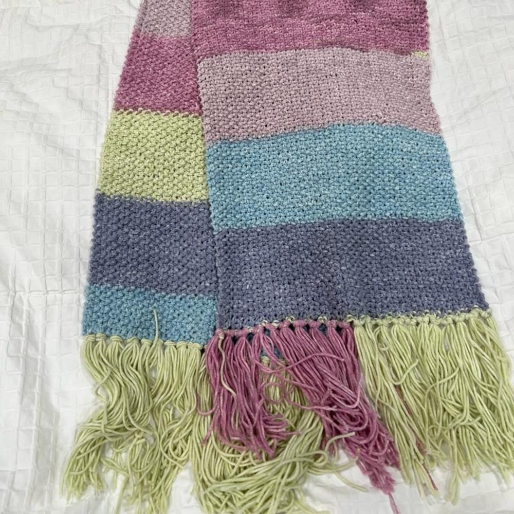 Multicolored 47 inch scarf